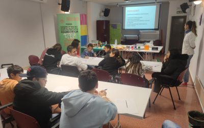 Los más jóvenes de Miguelturra, con los productos locales y saludables